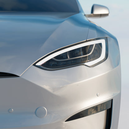 Headlights Smoke Tint for Tesla Model S (2016+ including Plaid)