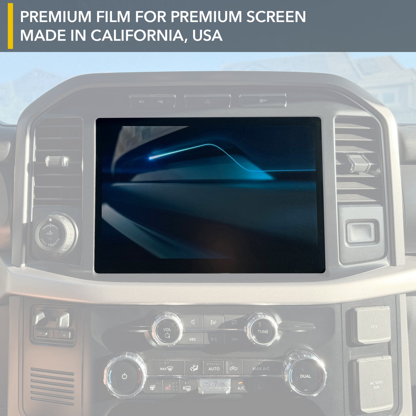 Screen Protector for Ford Bronco, F-150, F-150 Lightning (Pro & XLT) and more