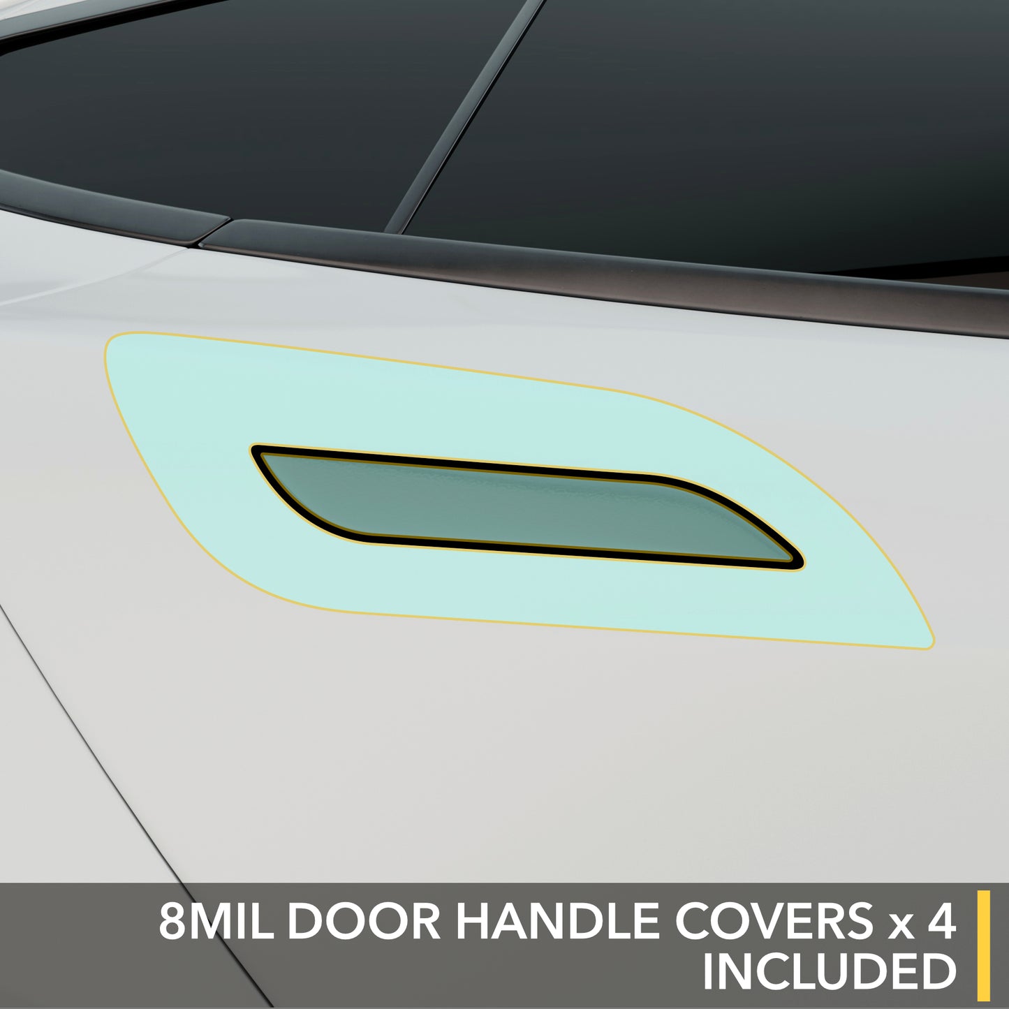 Door Handles PPF for Tesla Model S 2012-2024 - Custom Paint Protection Film Kit