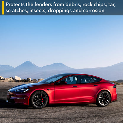 Rear Fenders & Rockers PPF for Tesla Model S 2021-2024 Refresh