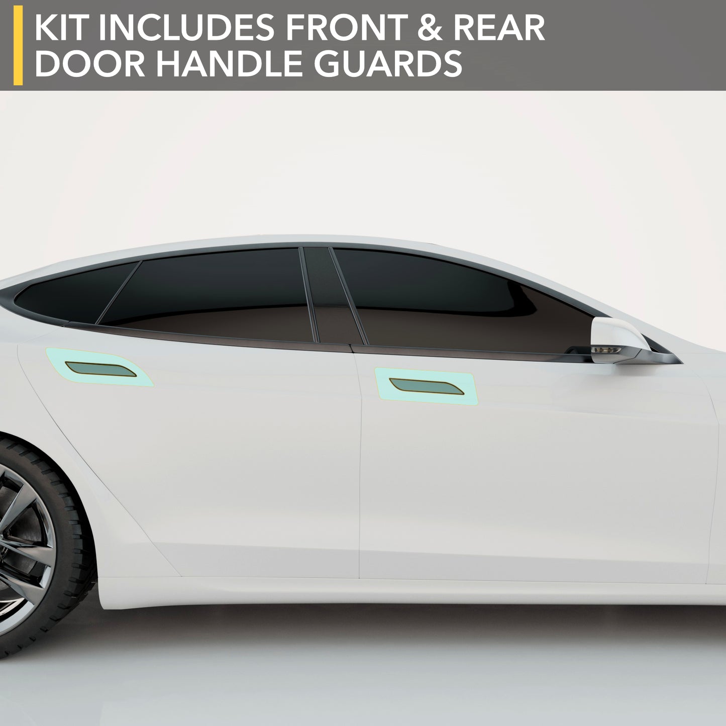 Door Handles PPF for Tesla Model S 2012-2024 - Custom Paint Protection Film Kit