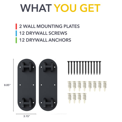 Cargo Crossbars Wall Mount | for Rivian R1T/R1S