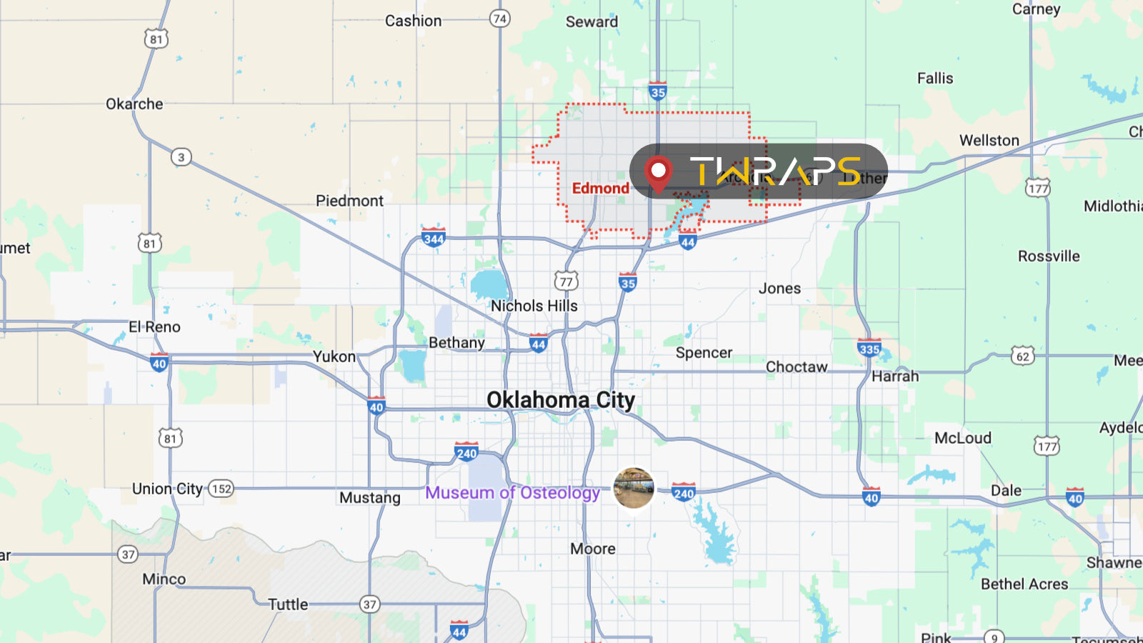 Map of 73003