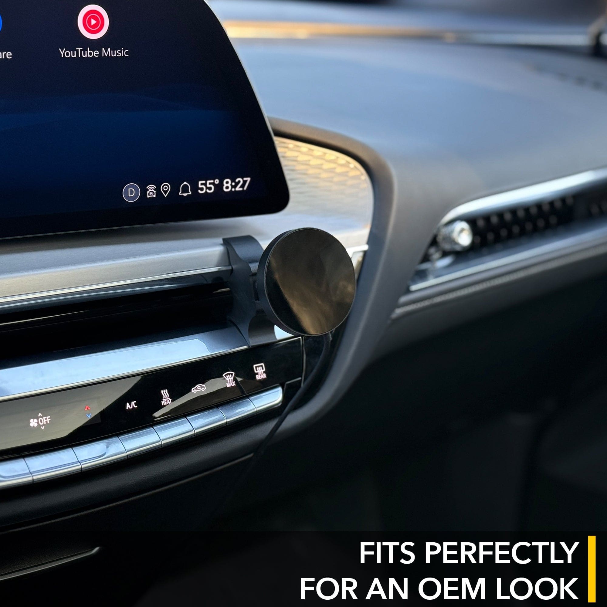 cadillac lyriq phone mount magnetic twraps dashboard