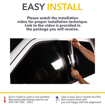 car window tint installation paint protection film rock guard clear