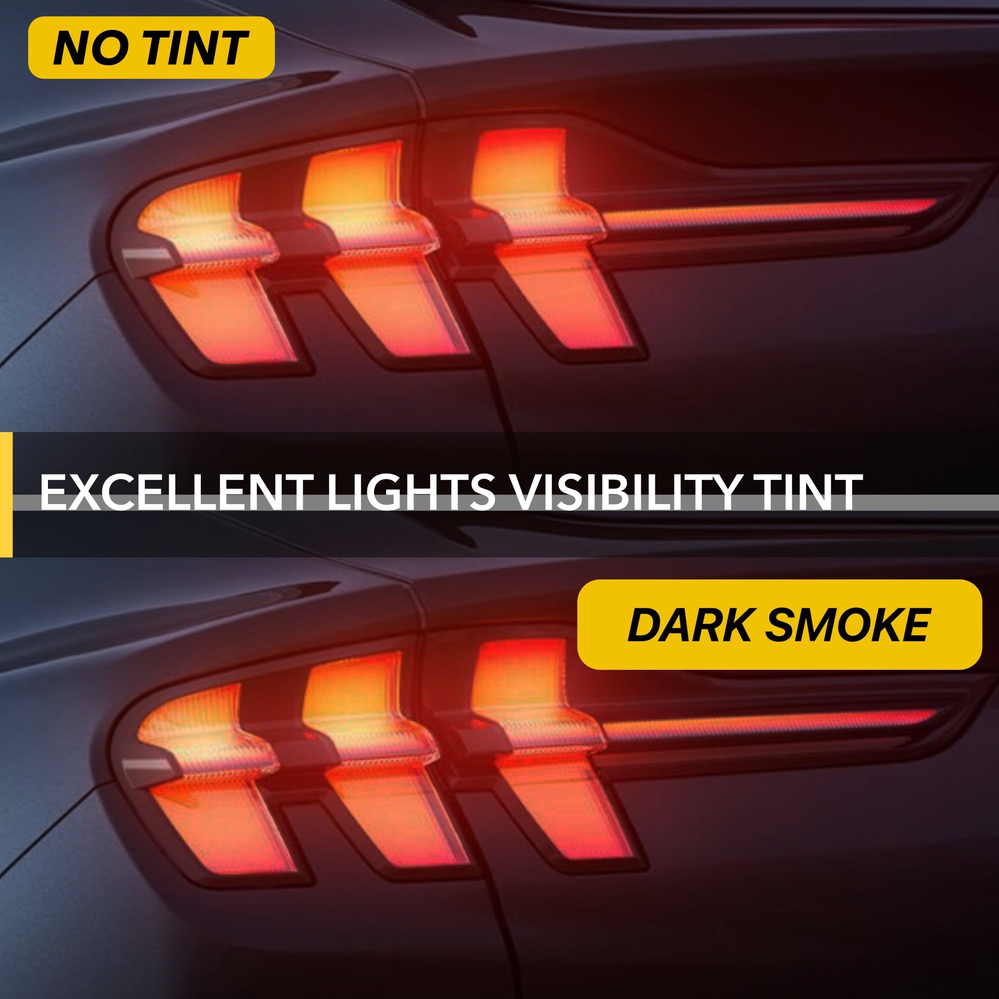 tail lights mustang mach-e smoke tint ppf