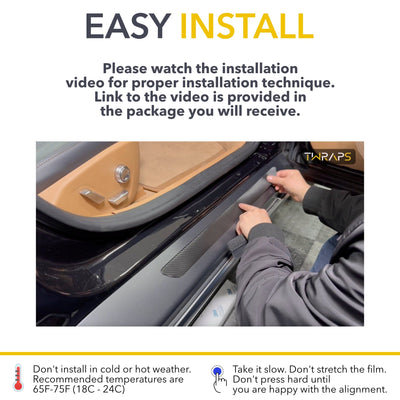 lucid air door sills wrap kit vinyl