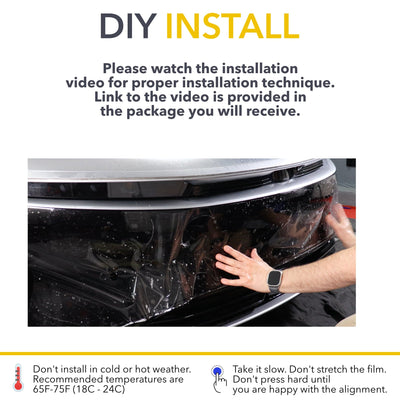 paint protection lucid air film bumper ppf rock guard