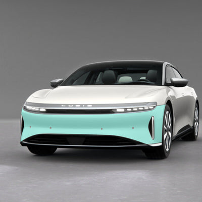 paint protection lucid air film bumper ppf rock guard