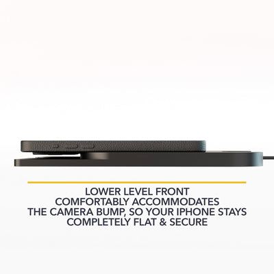 black phone case pad magsafe compatible dual wireless charger lucid air