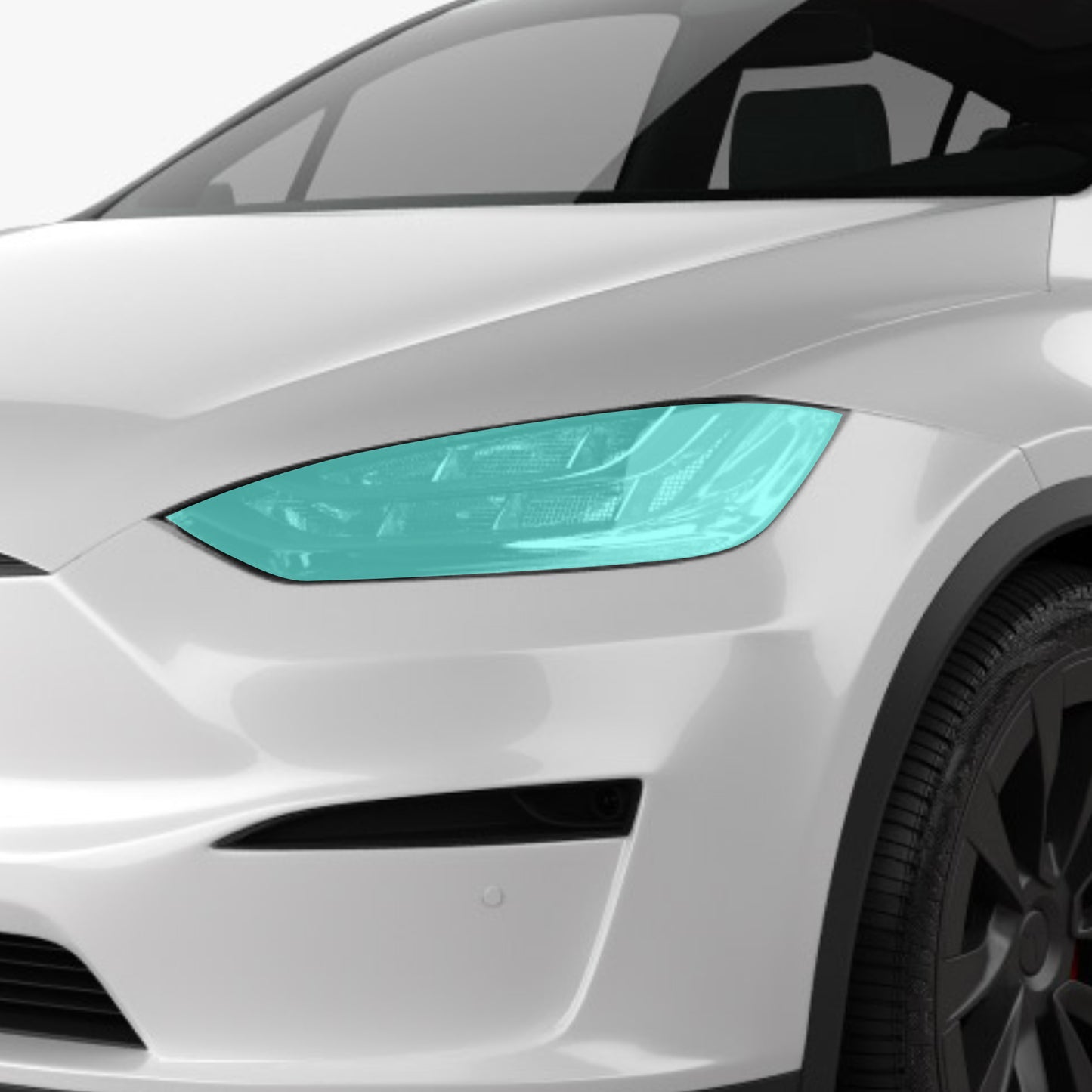Headlights Clear Protection Film (PPF) for Tesla Model X (2016+ including Plaid)
