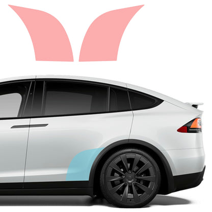Fenders Clear Protection Film (PPF) for Tesla Model X (2016+ including Plaid)