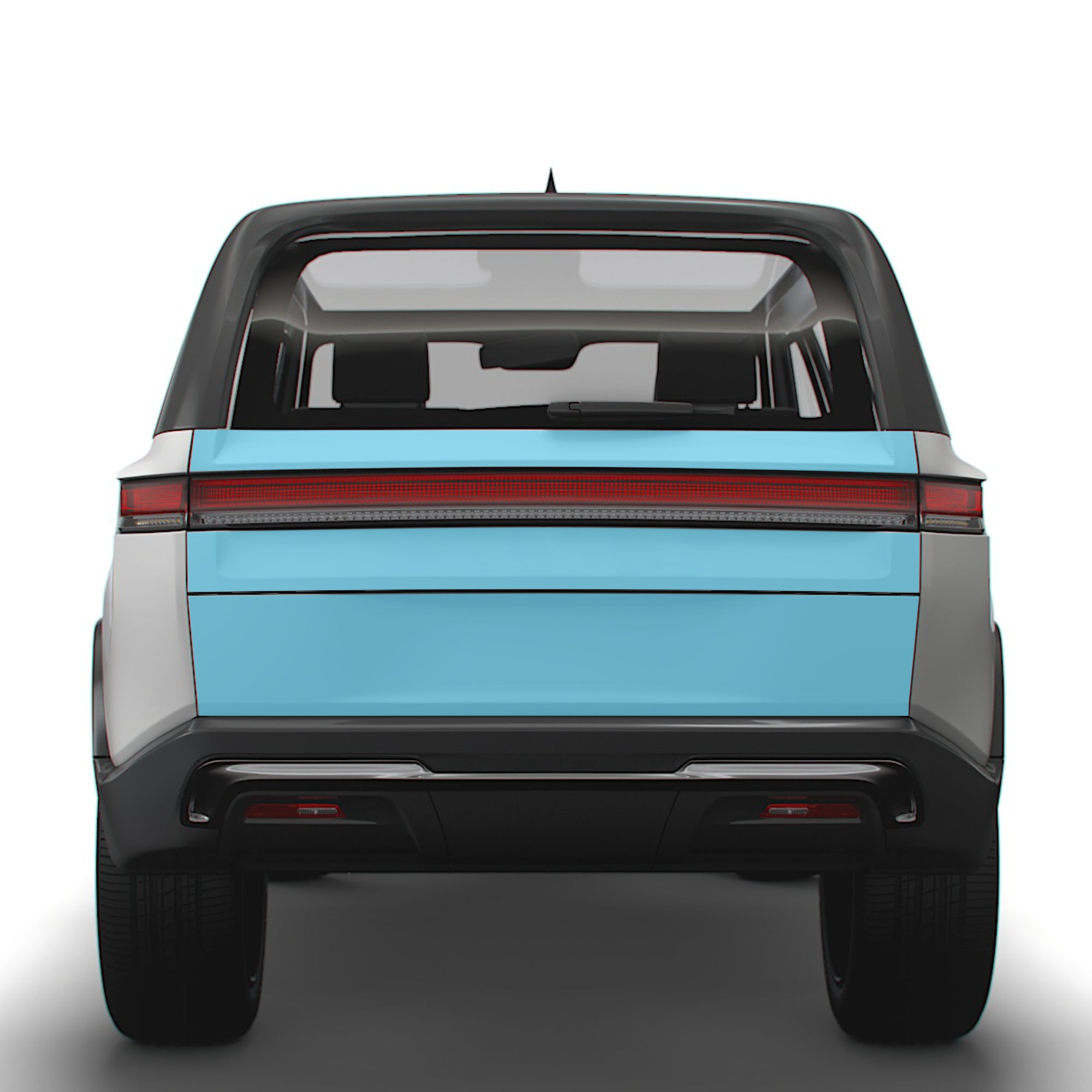 Tailgate Rear Bumper PPF | Full Coverage Paint Protection Film for Rivian R1S 2022-2025