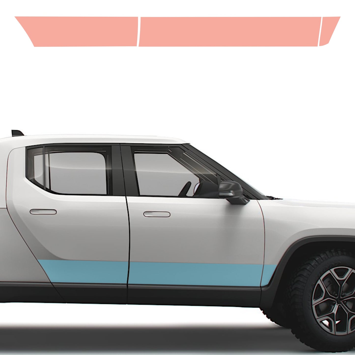 Rockers Clear Protection Film (PPF) for Rivian R1T