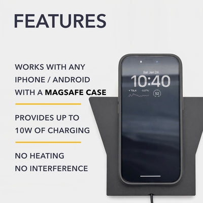 Magnetic Wireless Charging Pad for Cadillac Escalade IQ, with MagSafe Magnetic Wireless Charging Pad for Cadillac Escalade IQ, with MagSafe