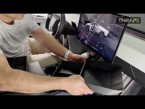 Floor Storage Organizer | Tesla Cybertruck - Lower Center Console Tray