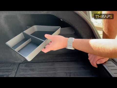 Trunk Tray Organizer | Storage Box for Tesla Model S 2021-2025