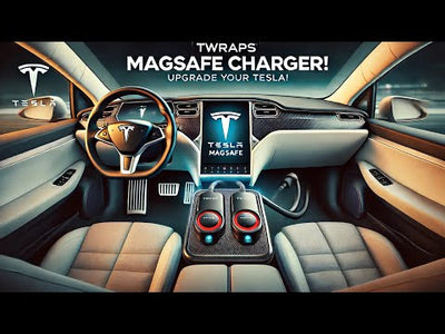 MagSafe Compatible Dual Wireless Charger | 2021-2023 Tesla Model 3 and 2021-2025 Tesla Model Y