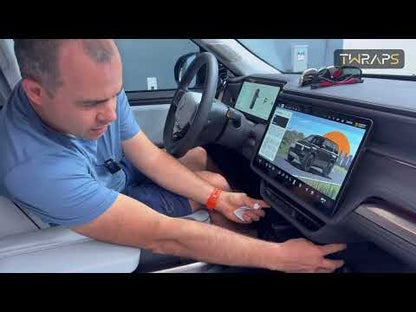 Under Screen Tray | Glovebox Style Organizer for Rivian R1S & Rivian R1T