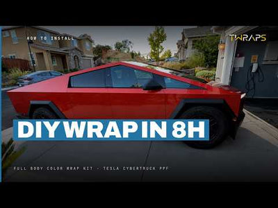 Pillar/Cantrail Delete - Color PPF | Tesla Cybertruck Pillars Delete