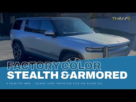 Clear/Stealth PPF Wrap | Paint Protection Film for Rivian R1T
