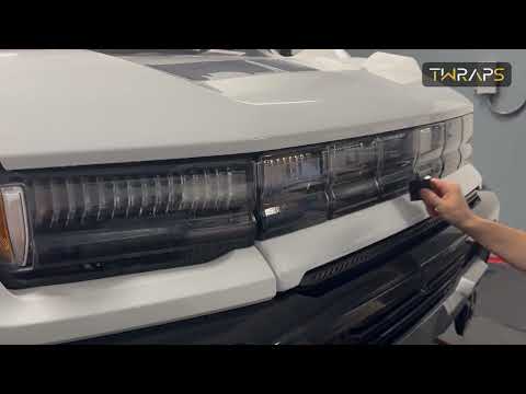 Headlights Smoke Tint PPF | GMC Hummer EV - Headlamp Shield