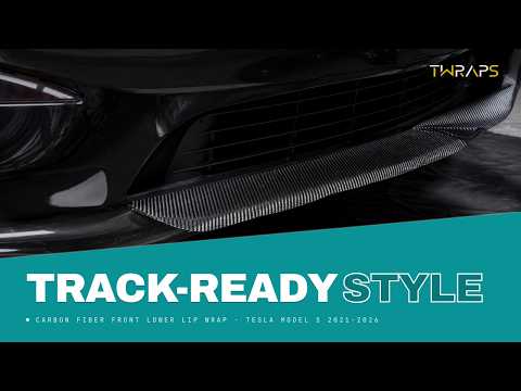 Front Lip Wrap | 2017-2023 Tesla Model 3