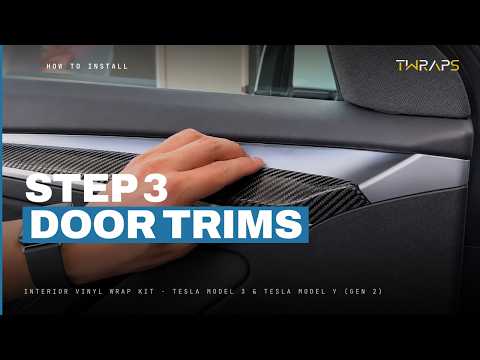 Interior Vinyl Wrap Kit | Tesla Model 3 & Tesla Model Y (Gen 2)