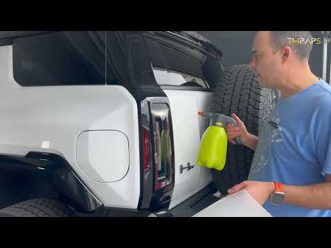 Swing Gate PPF | GMC Hummer EV - Partial Paint Protection Film