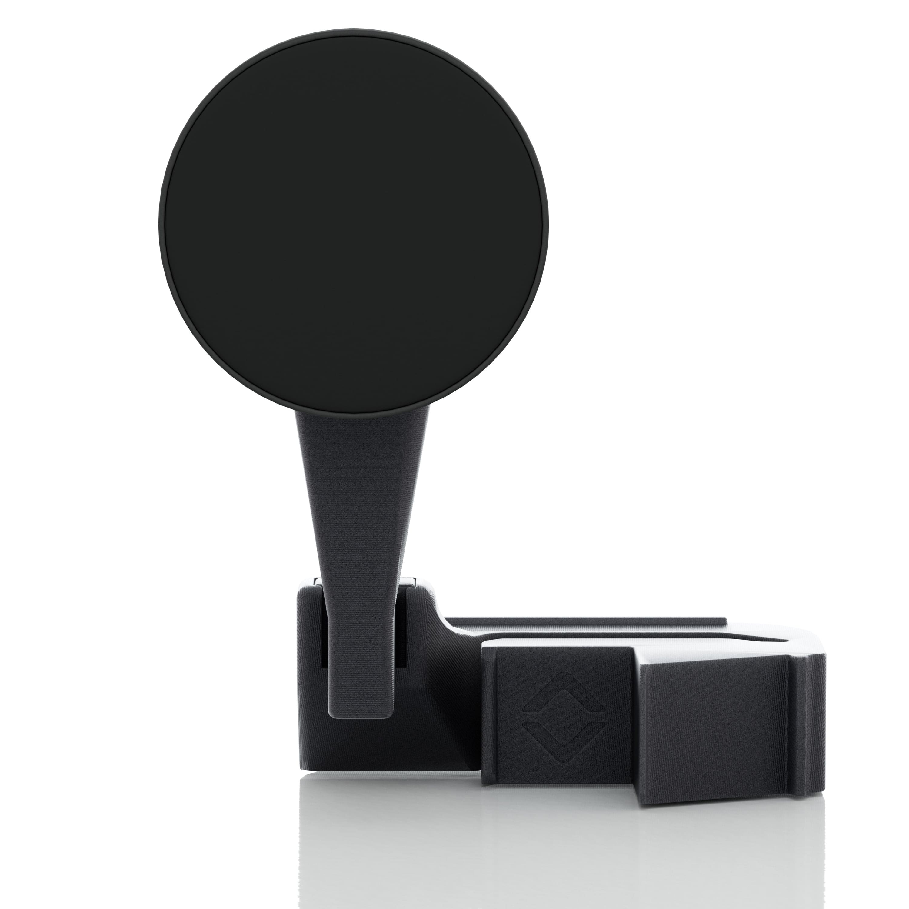 black circular magnetic phone mount rivian r1t r1s vehicles offers