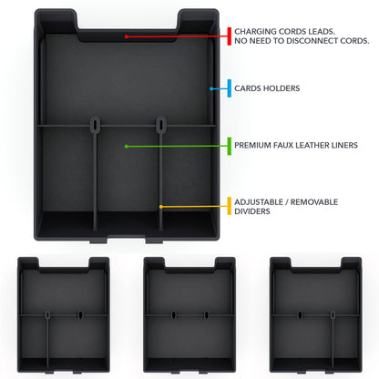 r1t r1s center console rivian armrest organizer