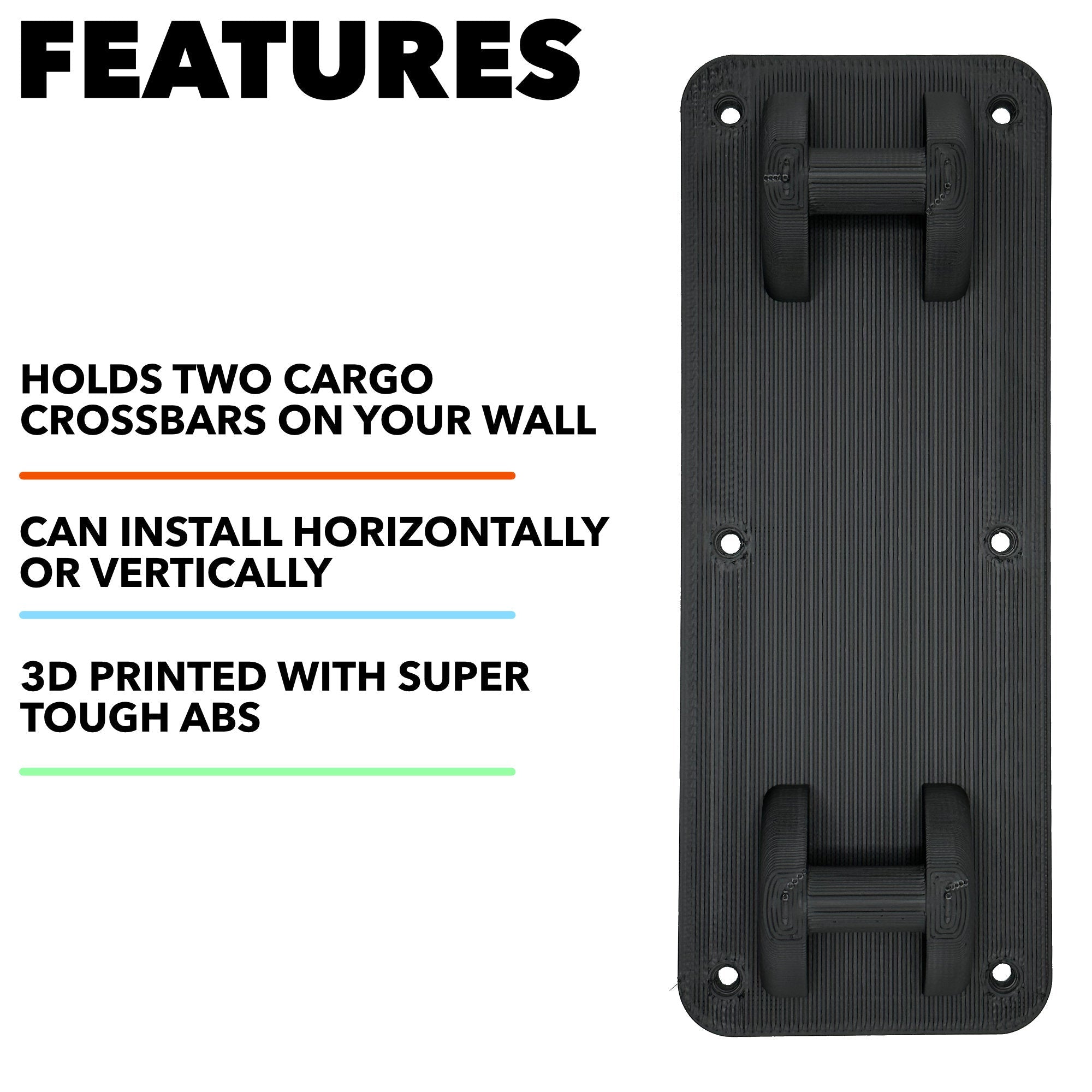 wall mount plates cross bars offer