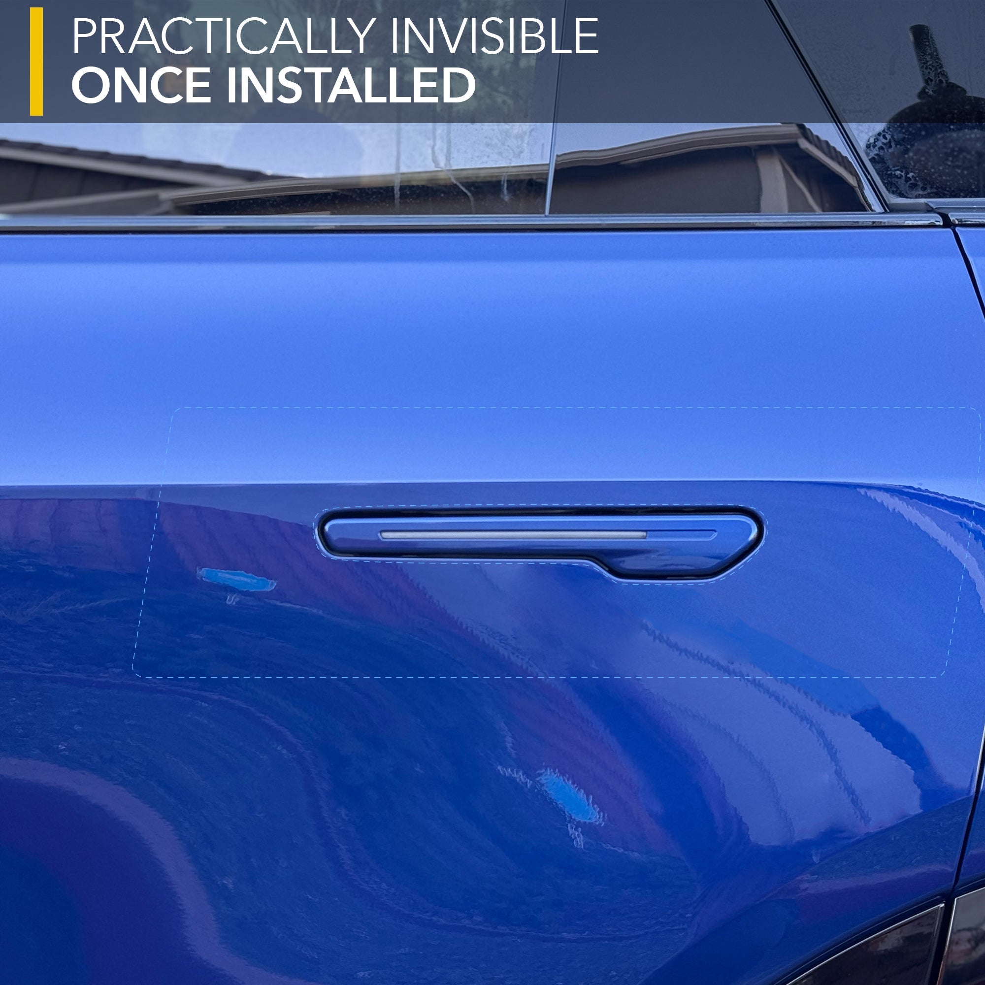 door handles cadillac lyriq paint protection film area