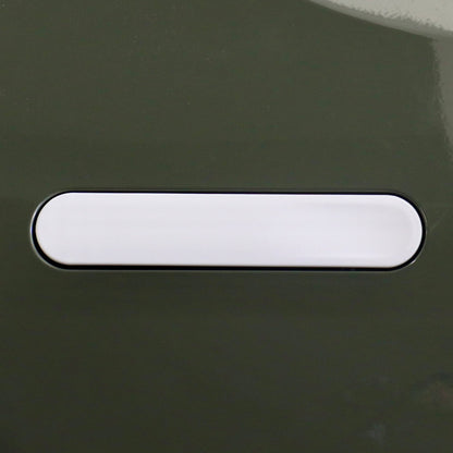 rectangular white push button r1s r1t vinyl wrap door handles rivian