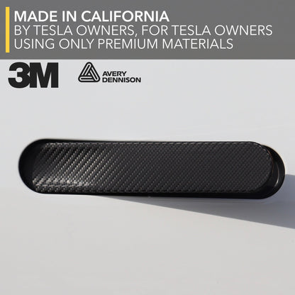 carbon fiber door handle wrap r1s r1t vinyl handles rivian