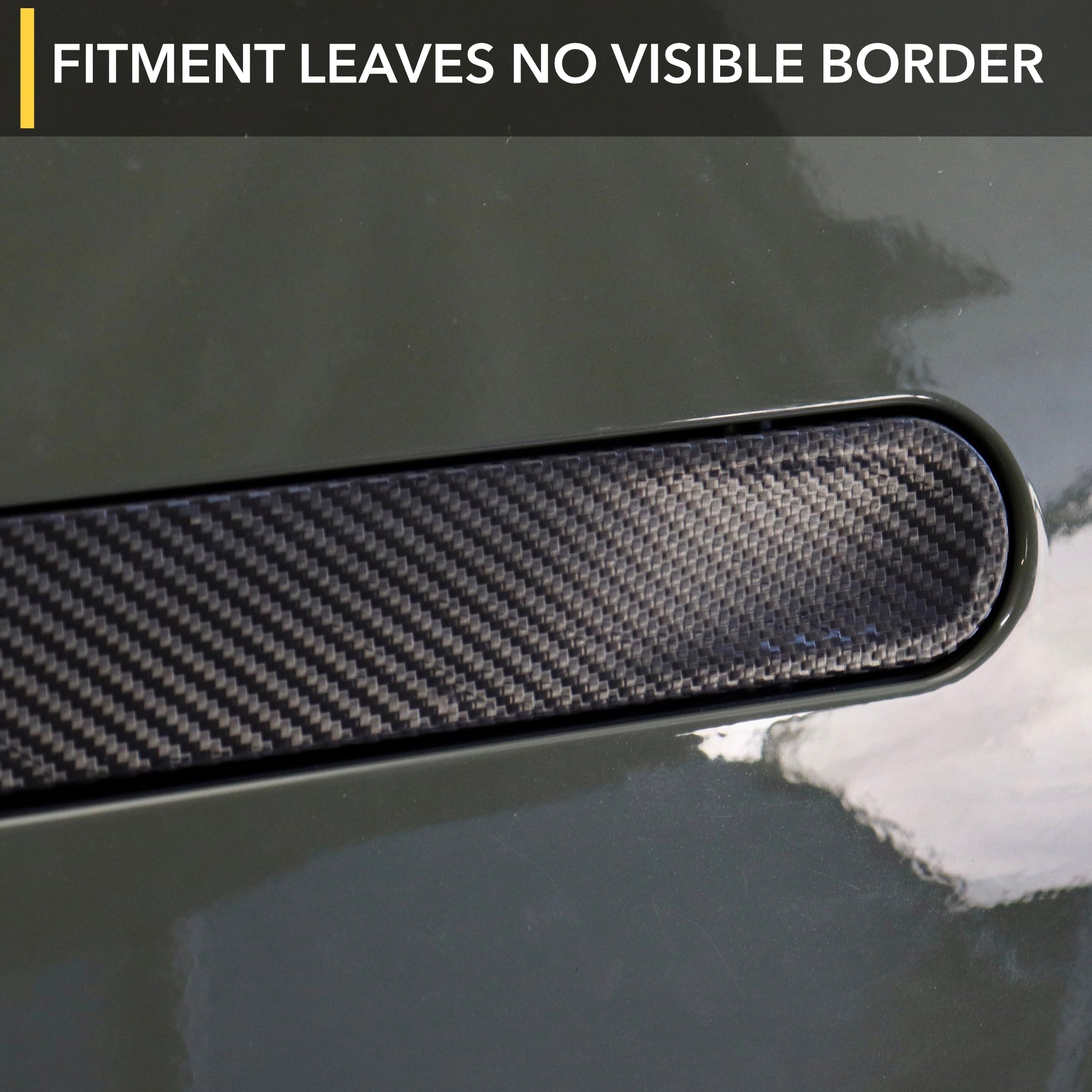 carbon fiber trim piece r1s r1t vinyl wrap door handles rivian