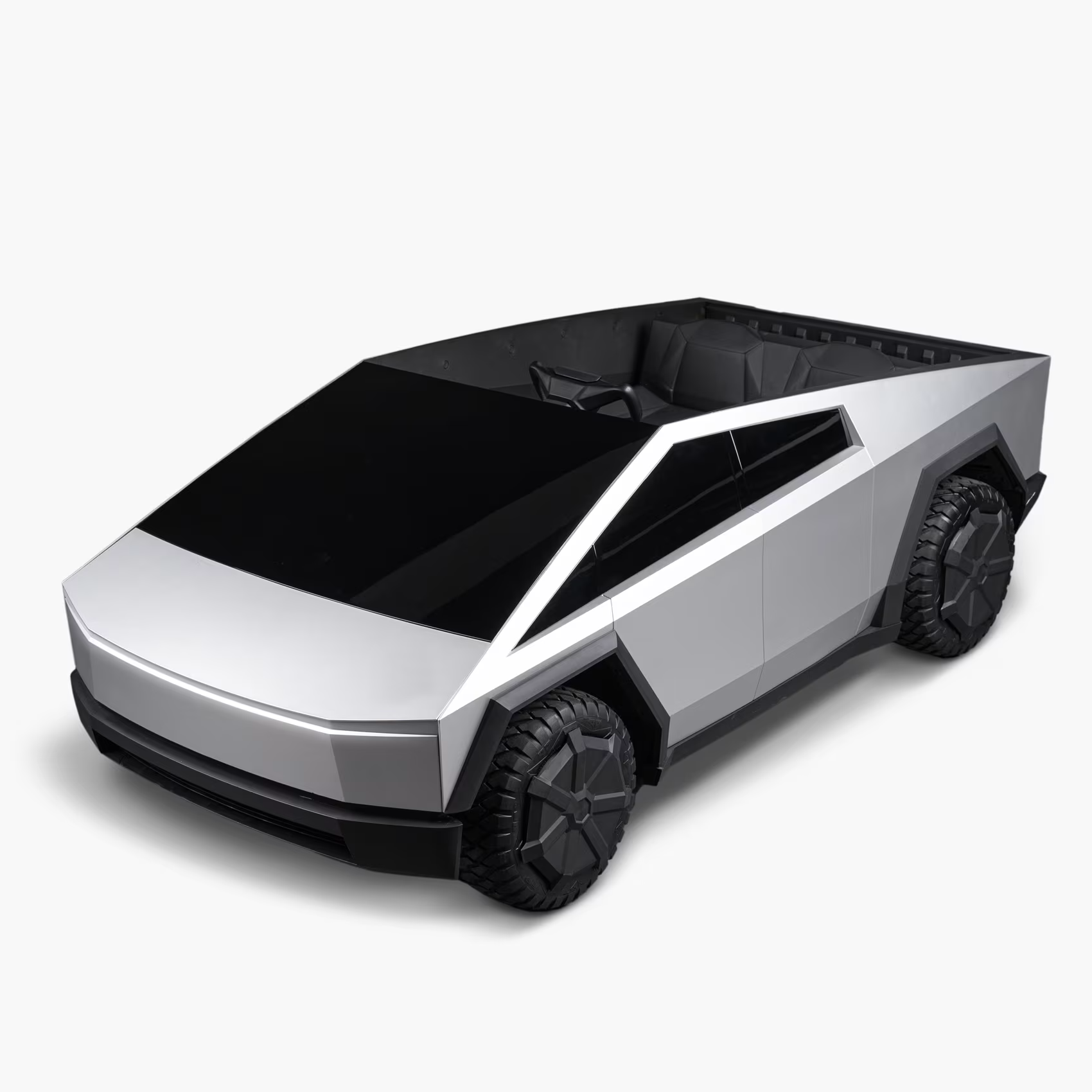 silver, tesla, cybertruck, toy, car vinyl wrap complete ev accessories