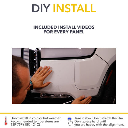 passenger & driver pillars - doors - rivian r1t charge port