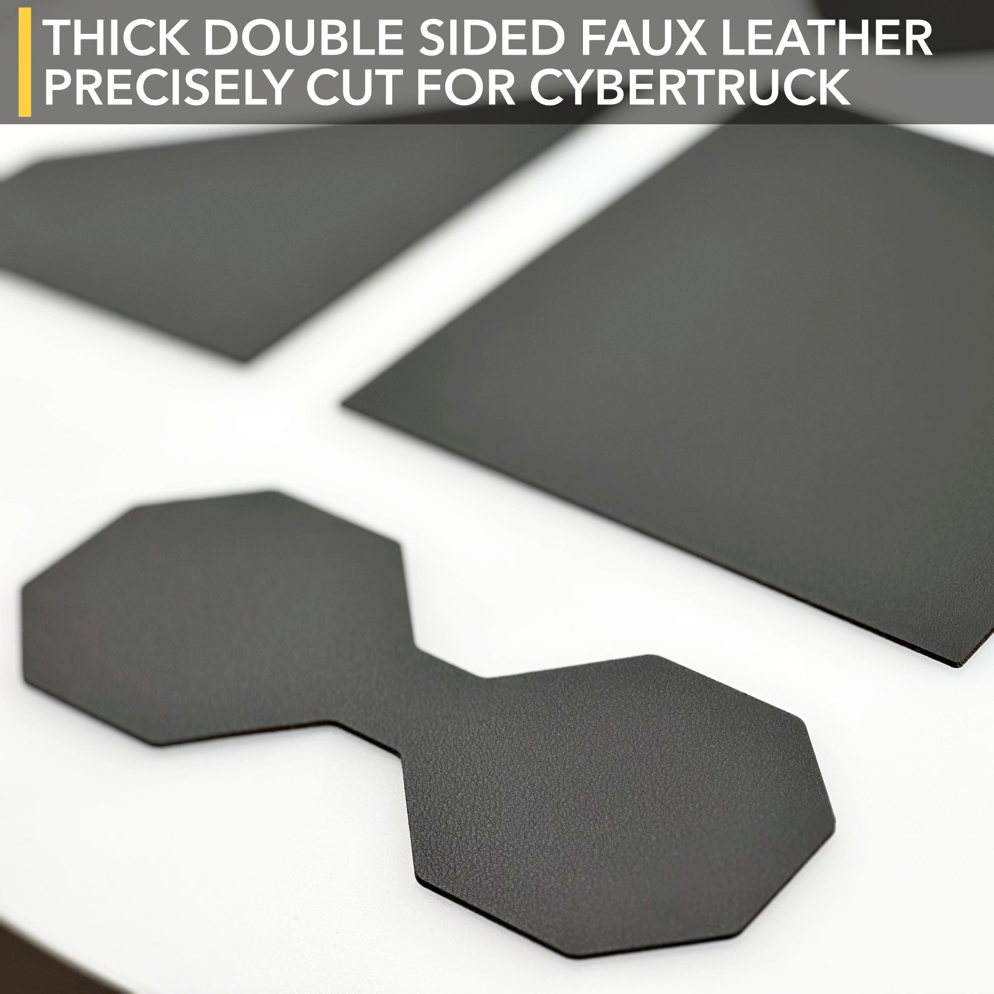 faux leather cybertruck’s interior liners kit premium