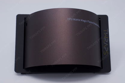 matte magic flame shadow brown color ppf