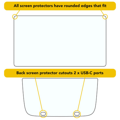 rivian r1t r1s screen protector hardness pet