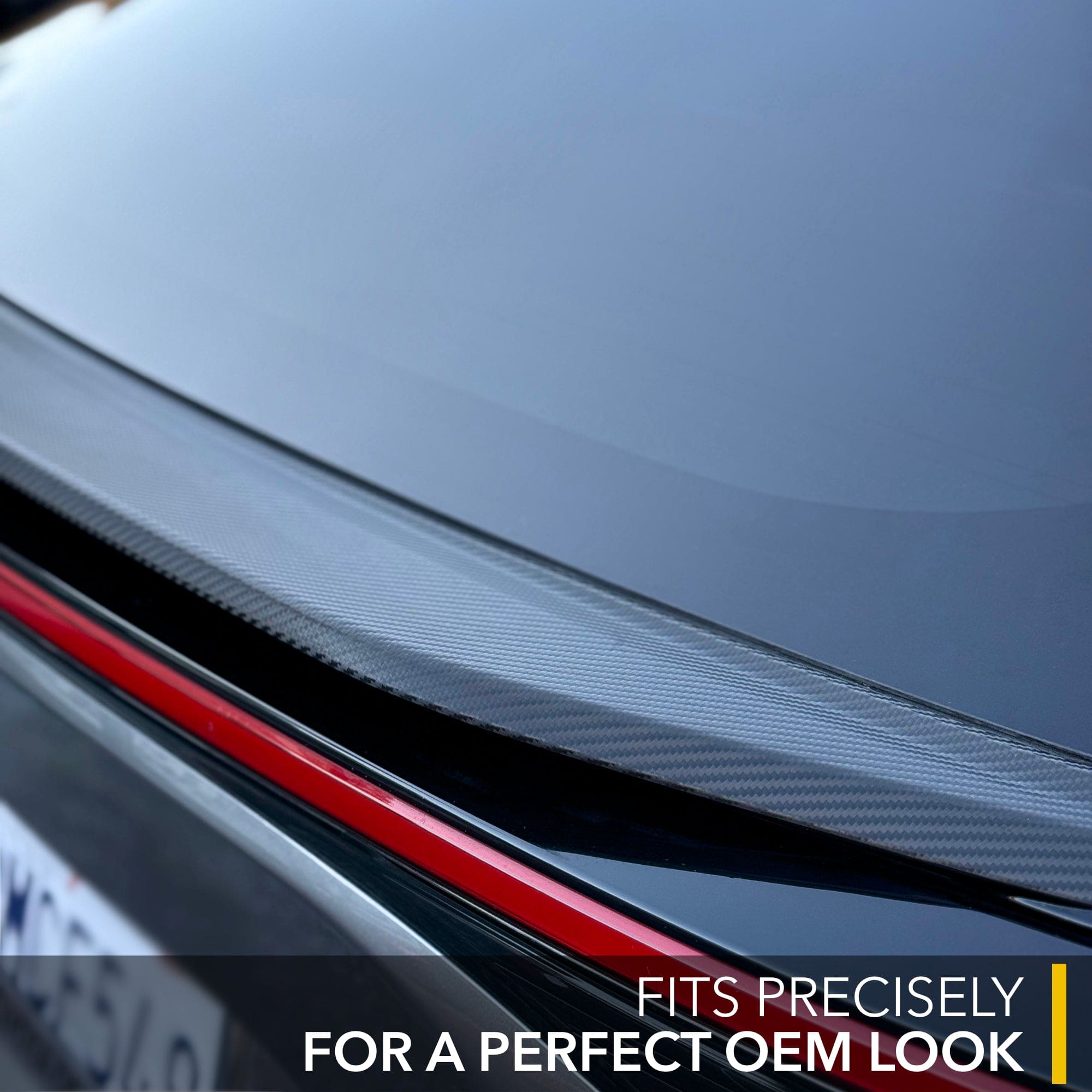 bz4x carbon fiber toyota vinyl wrap spoiler