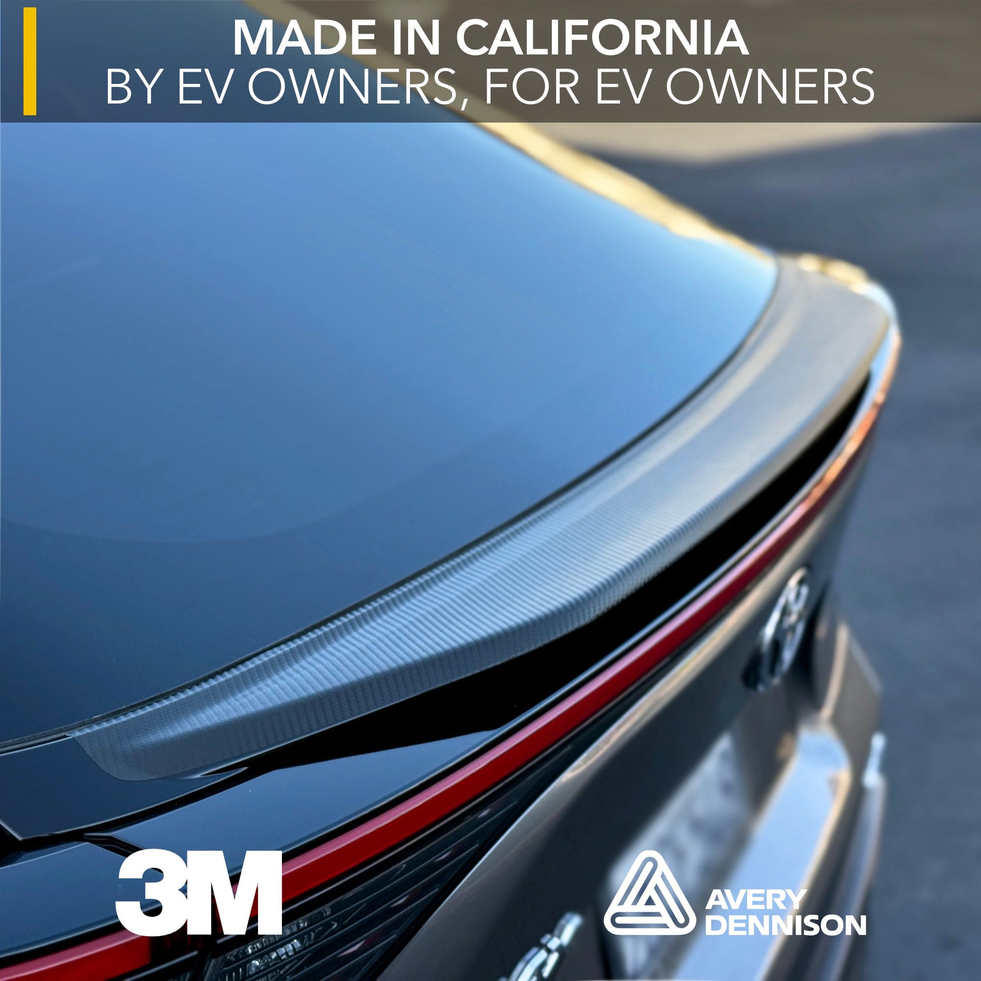 bz4x carbon fiber toyota vinyl wrap spoiler