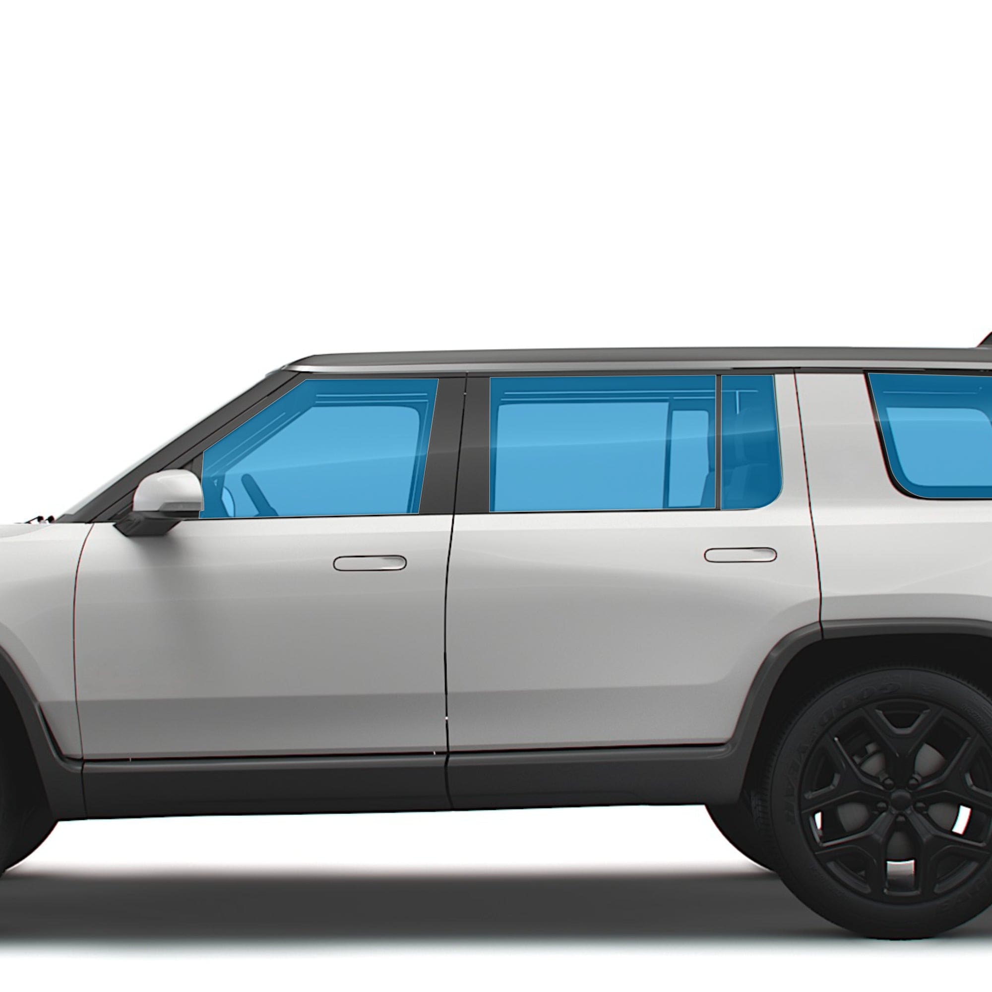 rivian r1s windows tint nano ceramic perfect installation
