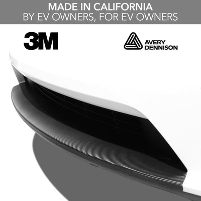 vinyl wrap tesla model carbon fiber minor scratches premium