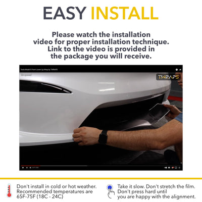 vinyl wrap tesla model carbon fiber minor scratches premium