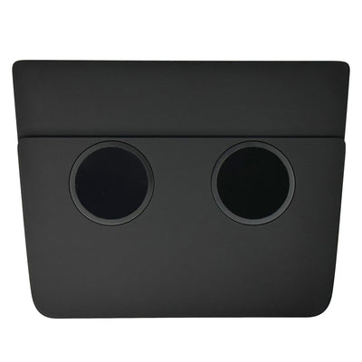 black double cup holder tesla model wireless charger magsafe compatible dual two devices