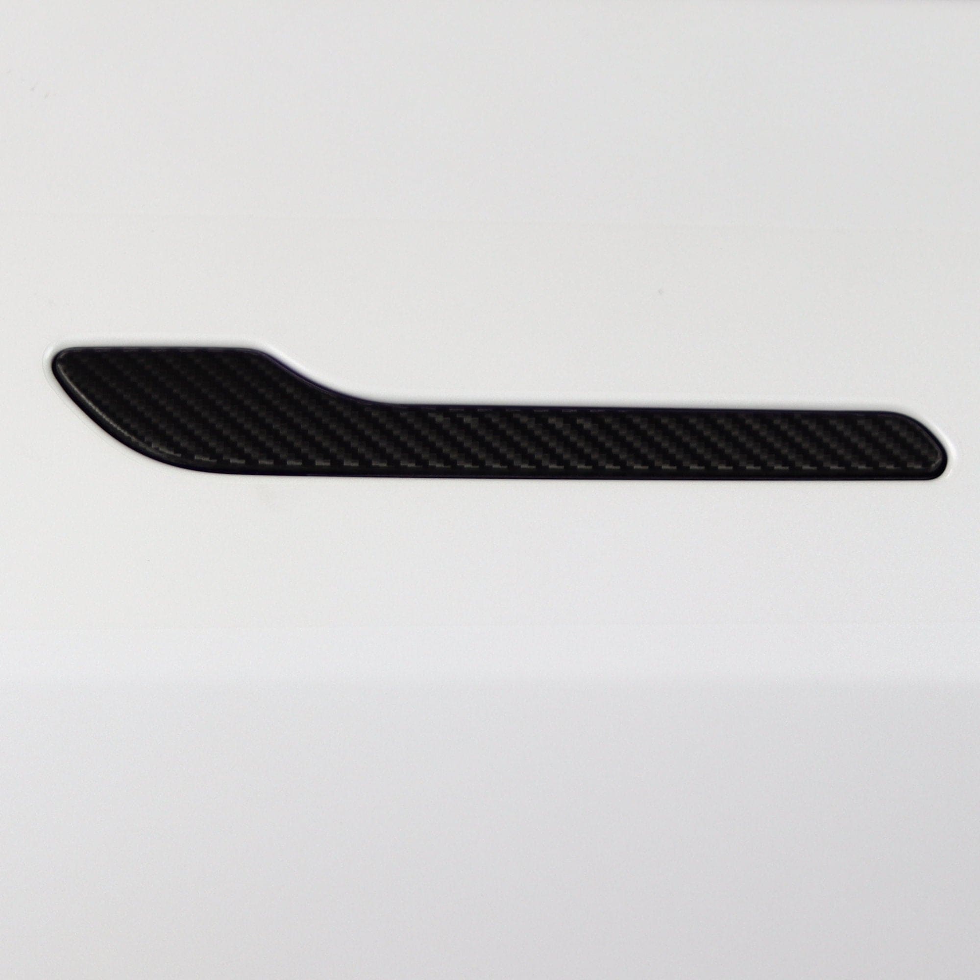 tesla model door handles carbon fiber wrap vinyl