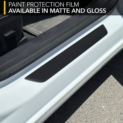 tesla model door sills paint protection film