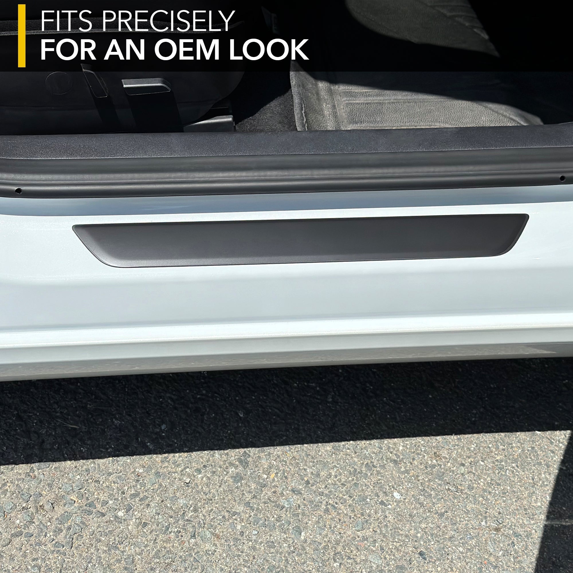 tesla model door sills paint protection film